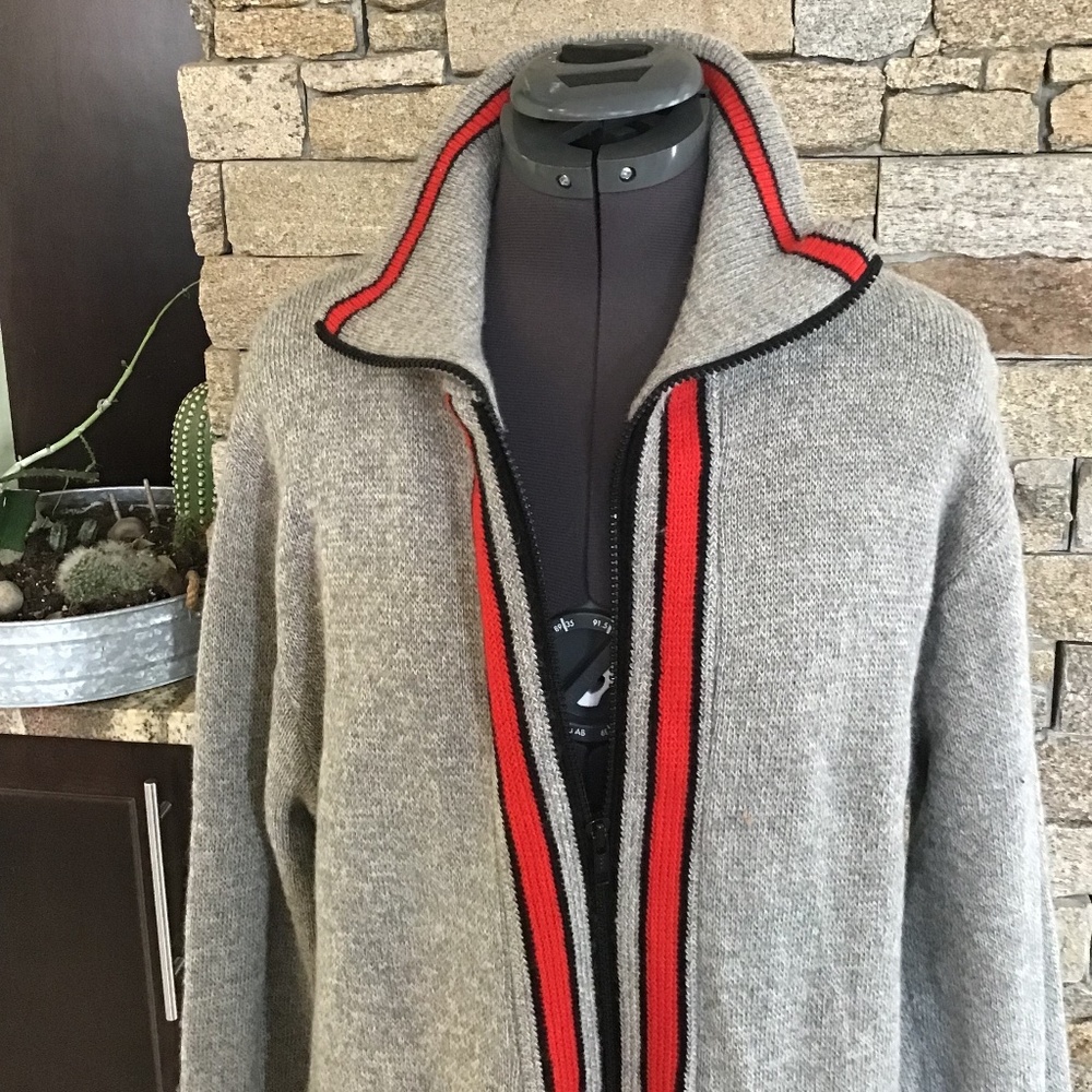 Men’s wool cardigan